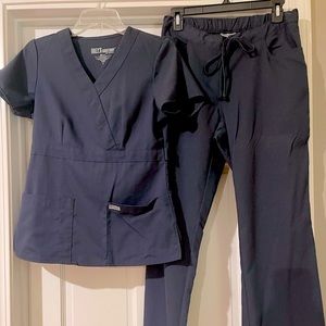 Small Grey’s Anatomy Navy Scrubs - Like New.